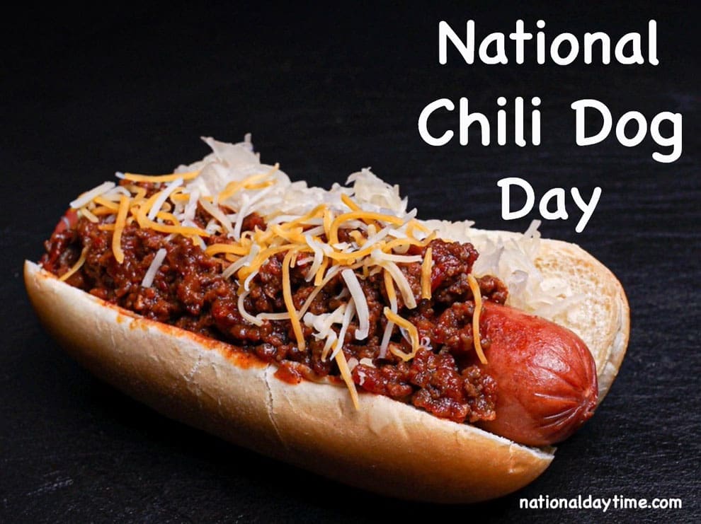 National Chili Dog Day 2023 Thursday, July 27