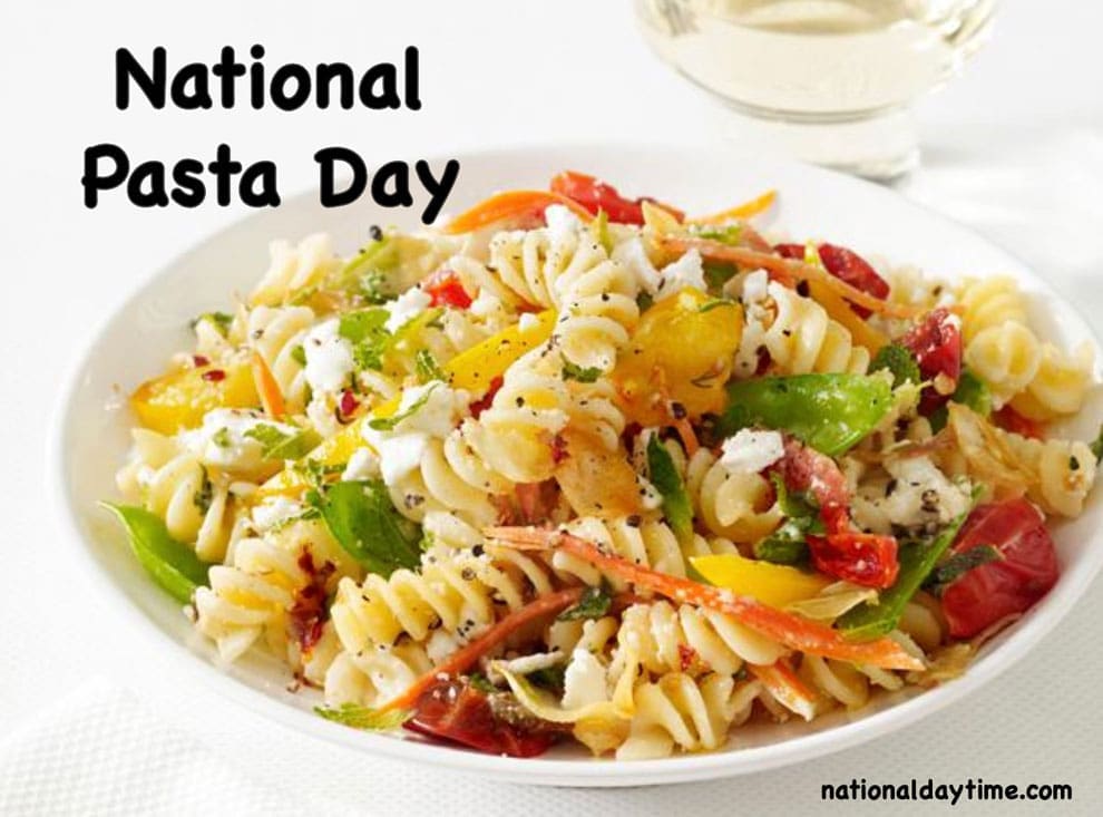 National Pasta Day 2023 Tuesday, October 17